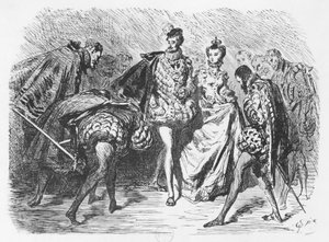 Roi et cour, illustration des 